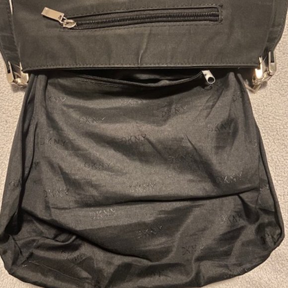 DKNY Black Nylon Crossbody Purse - Picture 3 of 8